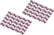DIGITUS Colour Clips for RJ45 Patch Cables - Colour Organisation of Network Cables - for optimising Cable Management - 100 Pieces - for CAT 5e, CAT 6 & CAT 6A LAN Cables - AWG 24/7 to 27/7 - Magenta