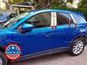 2013-2016 Mazda CX-5 CX5 10Pc w/Mirror Chrome Pillar Post Stainless Steel Trim (for: Mazda)