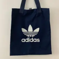 在飛比找蝦皮購物優惠-•二手•adidas藍色帆布袋