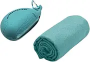 Cooling Towel Soft Breathable Chilly Microfiber Cool Towel for Workout Hiking Pilates, Blue