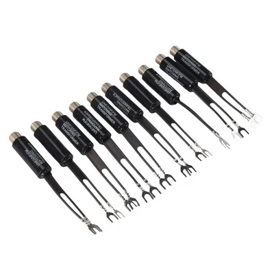10 PCS UHF VHF FM 75-300 Ohm Antenna Adapter Matching Transformer Coaxial4760