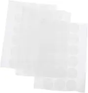 Operitacx 60pcs Removable Double Sided Tape No Traces Adhesive Stickers Round for Surfaces