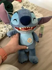 Stitch Crack Me Up Stitch 11-inch Plush with Sounds and Motion, Wiggles