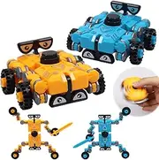 Robot Fidget Spinner, Spinner Toy, DIY Transformable Mechanical Spinner, Fingertip Gyro Hand Finger Spinning, Fingertip Toy, Mini Robot Fidget Toys for Children Adults