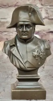 Bronze Sculpture Classic Napoleon Bonaparte Bust Statue Figurine Figure Decor