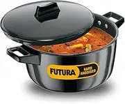 Hawkins Futura Hard Anodised Cook N Serve Bowl with Lid, 4 Litre Capacity