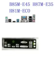 Backplane IO I/O Shield For MSI B85M-E45 H87M-E35 H81M-ECO Free Shipping