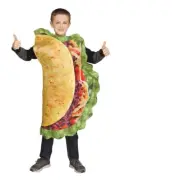 Boys Girls Unisex Taco Supreme 1 Pc Tunic Halloween Costume- OS up to 14