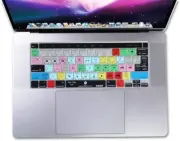 CC English Silicone Shortcuts Keyboard Cover Skin for Touch Bar Mo Premiere Pro