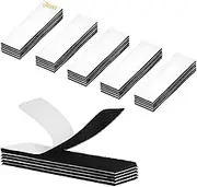YJSDDNTY Pack of 30 Velcro Tape, Self-Adhesive, Extra Strong, 3 x 10 cm, Double-Sided Velcro Fastening, Adhesive Pad for Walls, Floors, Doors, Couch Cushions