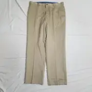 Brooks Brothers Pants Mens 38x32 Beige Khaki Clark Advantage Chino Wrinkle Free