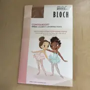 Bloch Contour Off T0982G Children’s Convertible, Tights Size CHP Suntan NEW