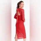 NWT J Crew Long-sleeve lace sheath dress