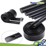Heat Protection Silicone Fiberglass Fire Sleeve Hose Cable Wrap Abrasion Resist