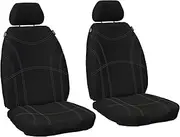 Sperling Custom Black Front Neoprene Seat Covers Compatible with for Hyundai i30 PD Hatch 2017-2024