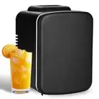 Mini Fridge 4L/6 Can Portable Cooler & Warmer Refrigerator for Food Drinks Black