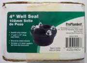 ProPlumber 4" Well Seal 1" & 1-1/4" Double Drop Holes - PPWS414 -Type 1-Combo 2+