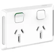 Clipsal P302515XW 15 Amp PRO Series Double Internal Powerpoint White