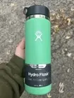 Hydro Flask Water Bottle Spearmint Stainless Steel Vacuum Wide Mouth 20oz