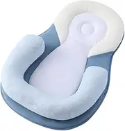 Baby Crib | Sleep Well Portable Baby Bed | Baby Lounger for Newborn, 100% Breathable Cotton Baby Nest Bed for Newborn & Babies | Babies Essentials Gifts (Blue)