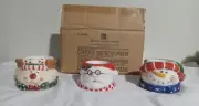 BN Set Of 3 2004 Home Interiors Christmas Tea Light Candle Holders