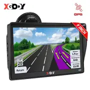 XGODY 9 Inch GPS Navigation Sat Nav HD Navigator System for Truck 2D 3D Map View
