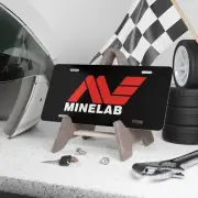 Minelab Detectors Logo Vanity Plate - Treasure Hunter Car Tag Gift Idea USA
