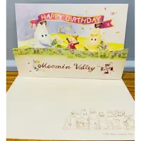 在飛比找蝦皮購物優惠-Moomin 嚕嚕米 立體造型 生日卡片