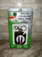 GOLFTOOL 10-in-1 Keychain Golf Tool Divot