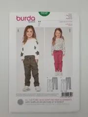 Burda Sewing Pattern 9352 Girl Pants 2 styles Pattern Size US 2-7 EUR 92-122 NEW
