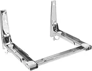 GAROZATION 100lbs Stainless Steel Microwave Wall Shelf Bracket Adjustable Heavy Duty Storage Rack for Kitchen Supports up to Space-Saving Design Fixing Kit