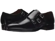 NIB NEW Massimo Matteo Triple Monk Strap GENUINE LEATHER MADE IN ITALY