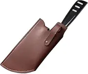 Meat Cleaver Cover | Waterproof Reusable | Anti-Puncture Lightweight Long-lasting Leather Chef Chopper Guard Cleaver Protector | Cutter case for Wide Knives Meat Cleaver Kitchenware Protection