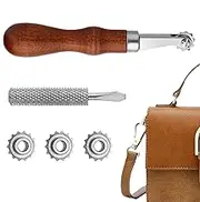 Leathercraft Spacer - Leather Craft Sewing Stitching Spacer Wheel | Ergonomic Leathercraft Spacing Tool, Arts Crafts Accessories for Beginners