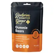Buderim BioActive Ginger+ Hot Gummie Bears 150g