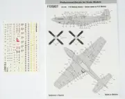 Foxbot 72-046 1/72 Stencils/Numbers for P-51 Mustang Waterslide Decal