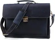 [HAMKVBPR] Mens Briefcase Men Retro Messenger Bag Leather Business Briefcase Laptop Case Handbag for Men Gifts Messenger Bag for Work Business
