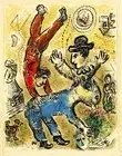 Chagall, "Acrobat Rouge" Lithograph