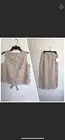 Cynthia Rowley Floral Linen Skirt & Top Set Small