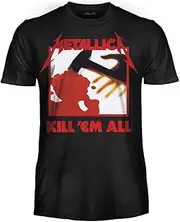 [Metallica] Kill 'Em All Official Rock T Shirt - Heavy Metal Band Unisex Adult Boys