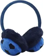 [KAYLRE] Earmuffs Warm Boys and Girls Winter Warm Lovely Cute Fur Cartoon Plush Children Earmuffs Thicken Cover Ears Kids Ear Muffs Headband Warm Earmuffs (Color : Navy Blue)