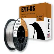 PGN Flux Core Welding Wire - E71T-GS .030 Inch, 10 Pound Spool - Gasless Mild...