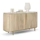 Abbotsbury Indoor Buffet Sideboard with Marble Top