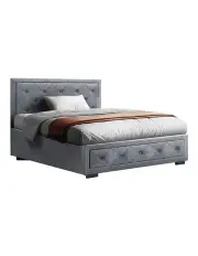 [Artiss] King Single Bed Frame in Grey