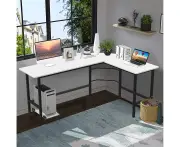 L Shaped Desk Computer Gaming Desk Corner Desk with Monitor Stand