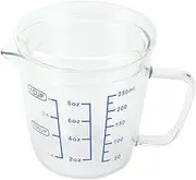 Glass Measuring Cup Heat Resisting Measuring Jug Milk Scale Measuring Mug with Lid Kitchen Utensil(250ml)