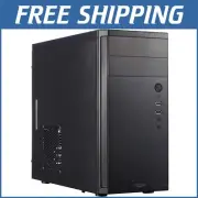 Lightweight Mini Tower Computer Case - Elegant Brushed Aluminum & Air Cooling