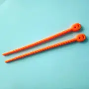 10 PCS Releasable Zip Ties Silicone Zip Ties Fastening Tie Strap