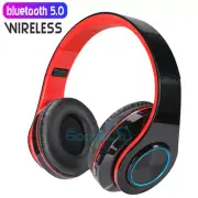5.0 Bluetooth Headphones Stereo Earphones Wireless Headset Noise Cancelling