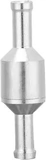 Fuel Check Valve,1.5psi to 65psi Step Aluminium Inline Straight Check Valve Fuel Diesel Gas Liquid Air One Way Non Return(6mm)